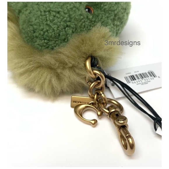 NWT COACH Shearling Rexy Fall 2025 Runway Limited Edition Keychain/Bag Charm - Picture 10 of 11